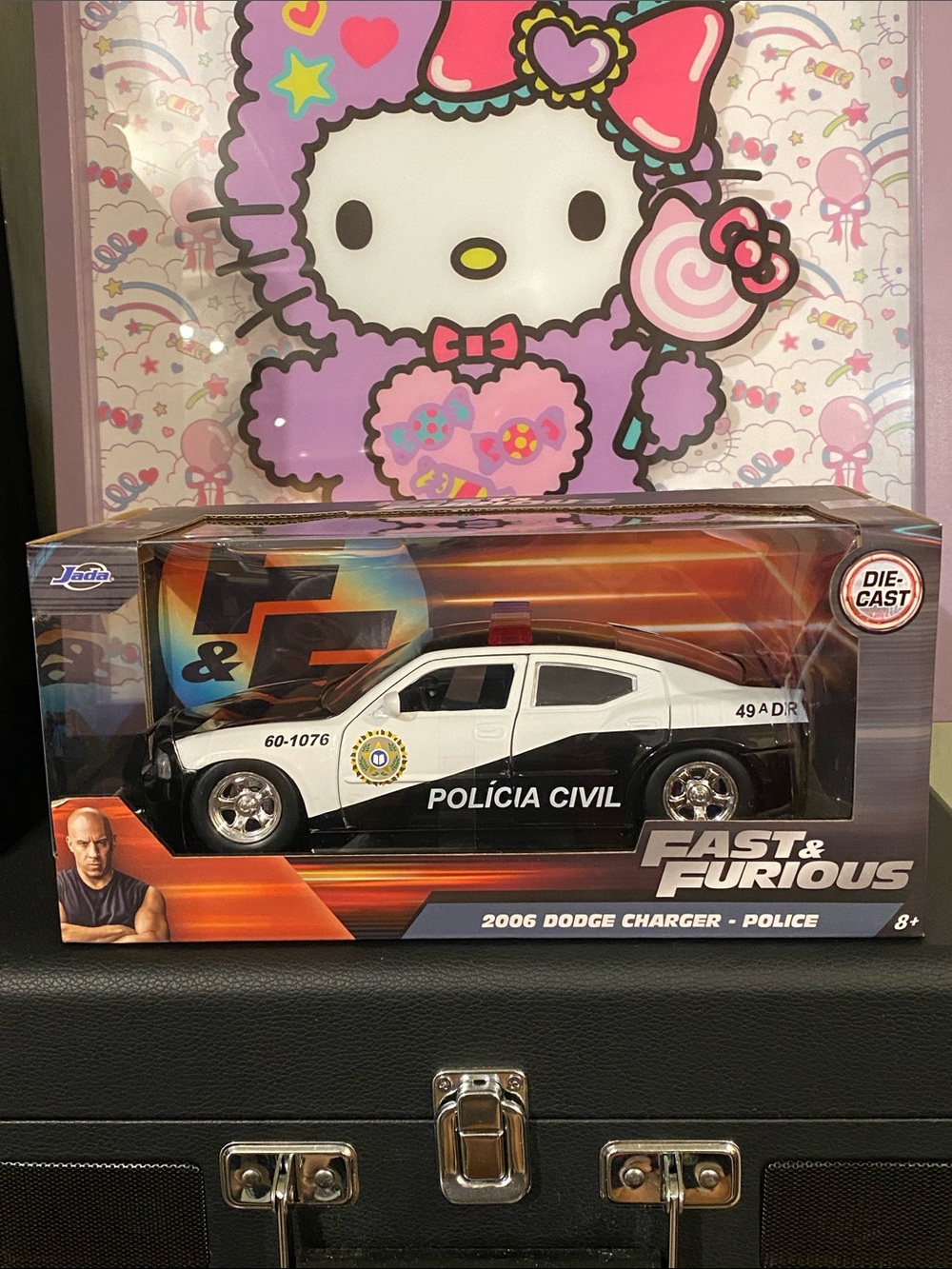 NIB Fast & Furious 1:24 2006 Dodge Charger Police Die-Cast Car 🤍🖤
